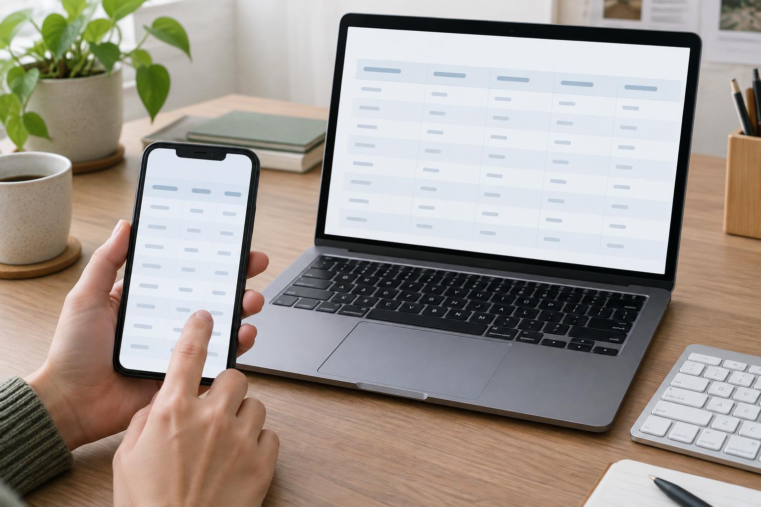 Data Tables on Small Screens: Keep Them Readable and Accessible